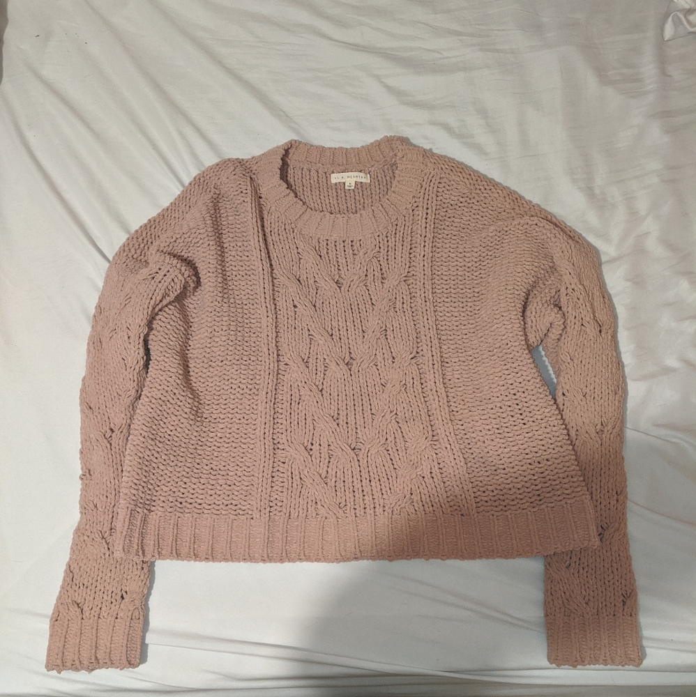 Cropped Knitted Sweater